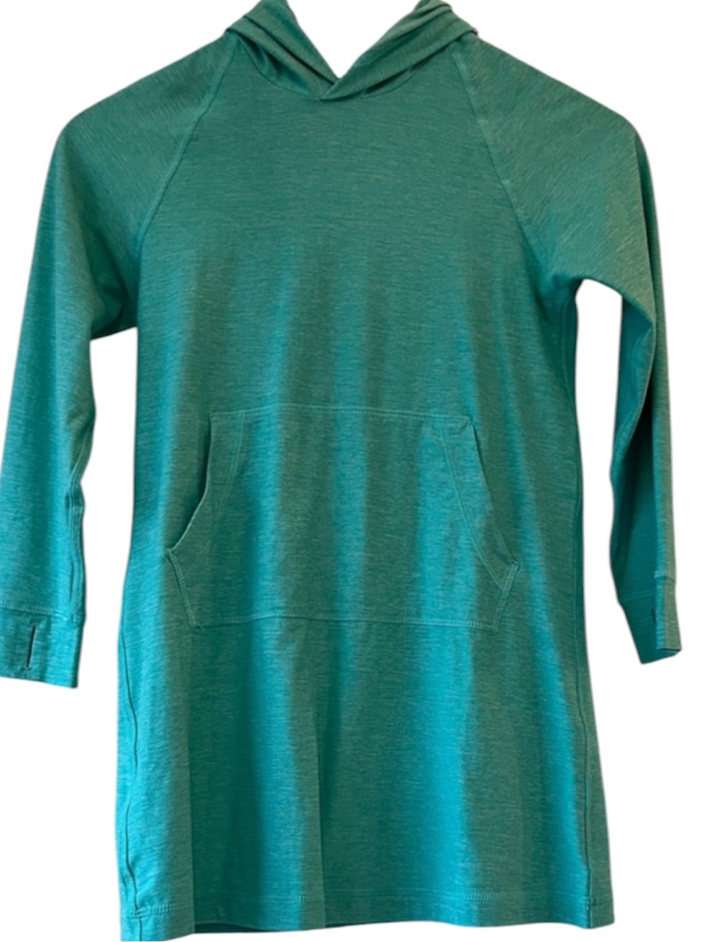 Hanna Anderson Sunblock UV Hoodie Dress  sz 6-7